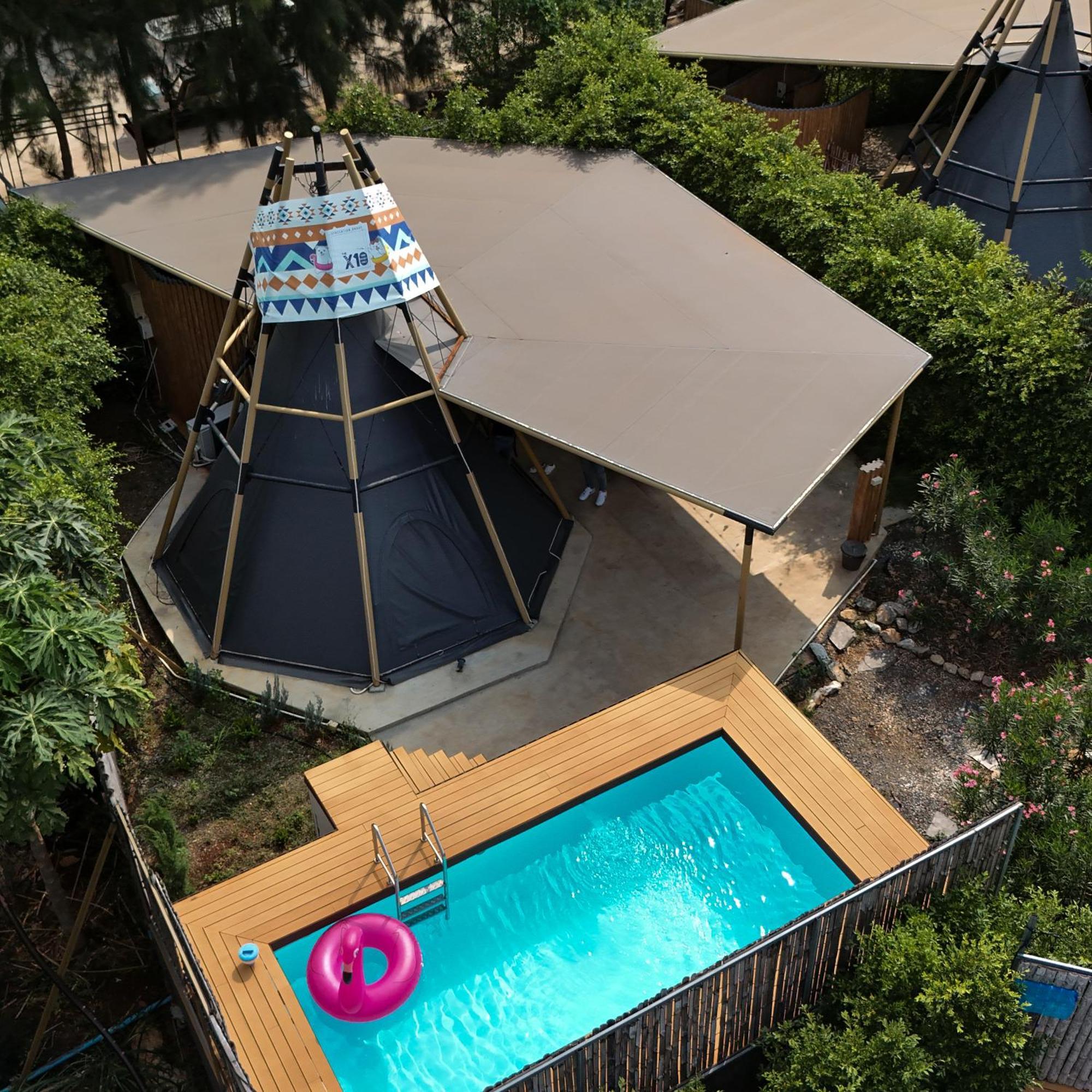 The X10 Nordic Tent And Glamping Pool Villa Khaoyai เขาใหญ่ - Sha Certified Ban Thung Sawang Bagian luar foto